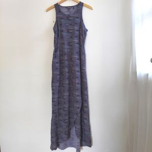 Toad&Co Sunkissed Maxi Travel Dress, High Tide Blanket Print, Sz M